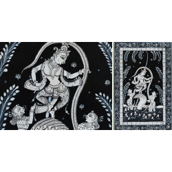 Pattachitra Painting | Krishna Kaliya Vadh