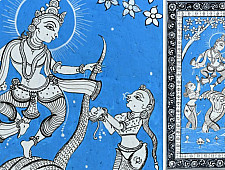Pattachitra Painting | Krishna Leela
