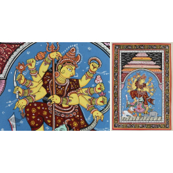 Pattachitra Painting | Mahishasura Mardini