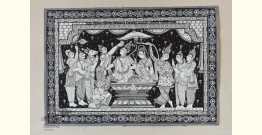 Traditional Pattachitra Painting | Ram Darbar
