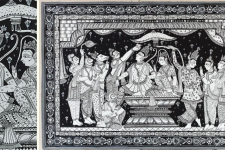 Traditional Pattachitra Painting | Ram Darbar