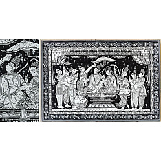 Traditional Pattachitra Painting | Ram Darbar