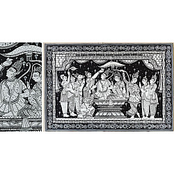 Traditional Pattachitra Painting | Ram Darbar