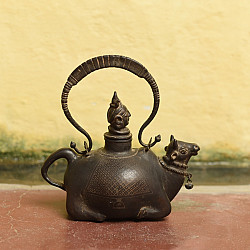 Antiquities from Khajuraho |  Siva & Nandi Kamandal 