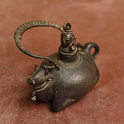 Antiquities from Khajuraho |  Siva & Nandi Kamandal 