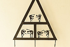 Ahou | Wrought Iron ~ Wall Hanging Hanger