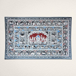 Chitra Katha . चित्र कथा | Pattachitra Traditional Painting ~ Ramdarbar