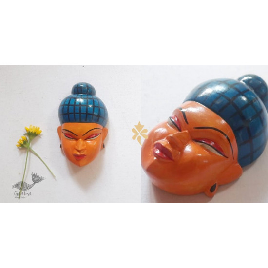 shop handmade wooden mask - dhyanasth