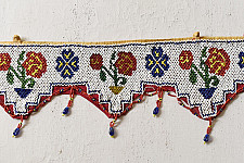 Prachin . प्राचीन || Bead Work ~ Antique Door Toran - Rose Motif