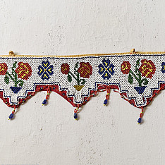 Prachin . प्राचीन || Bead Work ~ Antique Door Toran - Rose Motif