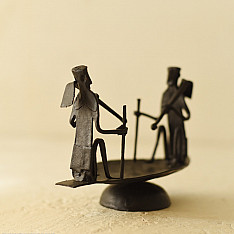 Ahou | Wrought Iron ~ Candle Holder