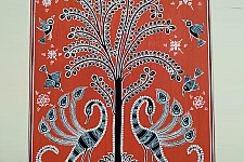 Mandana Art - Painting  | Tree & Peacock