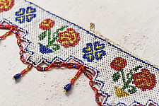 Prachin . प्राचीन || Bead Work ~ Antique Door Toran - Rose Flower Motif