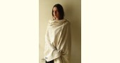shop Pashmina Kashmiri Shawl ~ Sozni Jamawar Embroidery - White on White