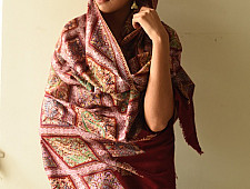 Pasham | Pashmina Shawl - Sozni Jamawar Embroidery - (One of a kind)