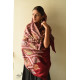 shop Pashmina Shawl - Sozni Jamawar Embroidery - Maroon