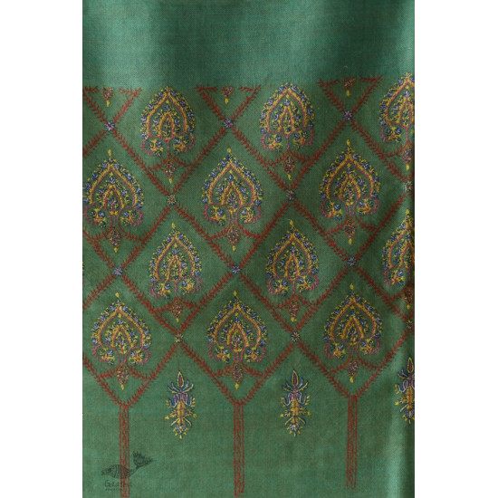 shop Sozni Jamawar Embroidery - Pure Pashmina Shawl