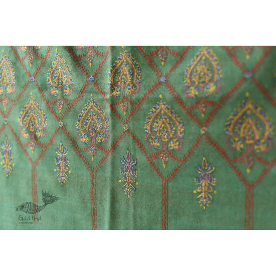 shop Sozni Jamawar Embroidery - Pure Pashmina Shawl