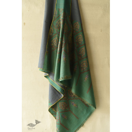 shop Sozni Jamawar Embroidery - Pure Pashmina Shawl