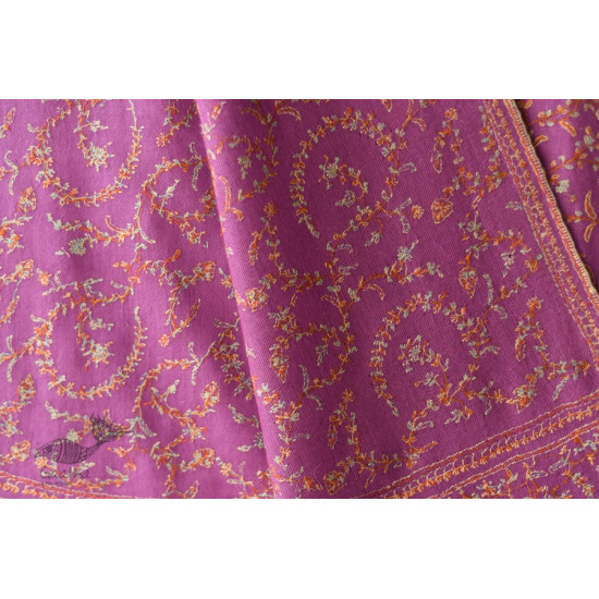 shop Kashmiri Handwoven Pashmina Shawl ~ Sozni Jamawar Embroidery