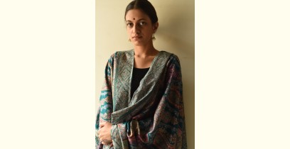 Pasham | Handwoven Pashmina Kashmiri Shawl with Sozni Embroidery (one of a kind)