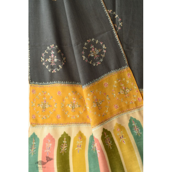 shop Kashmiri Pashmina Shawl with Sozni Jamawar Embroidery