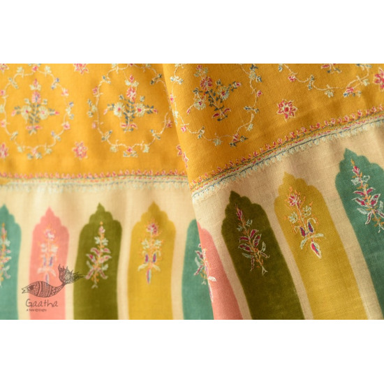 shop Kashmiri Pashmina Shawl with Sozni Jamawar Embroidery