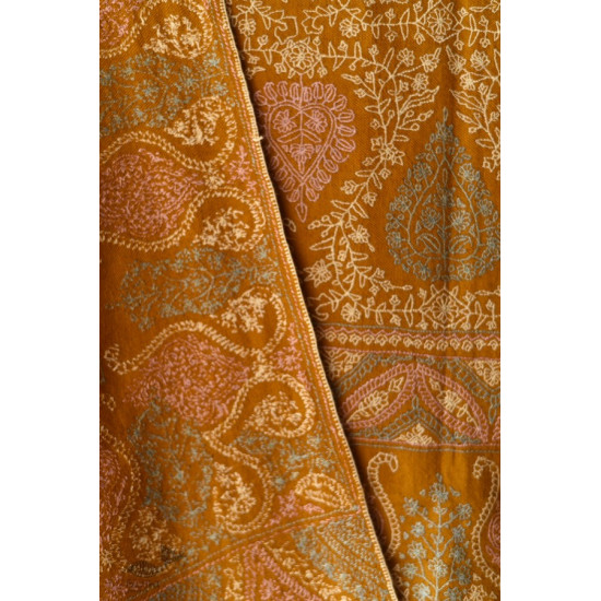 shop Sozni Jamawar Embroidered Kashmiri Pashmina Shawl