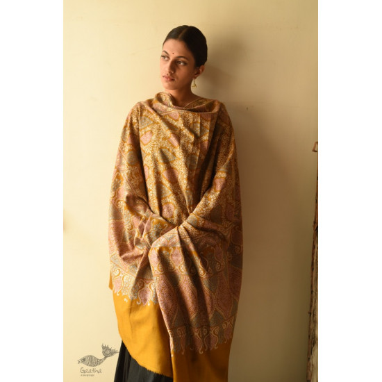 shop Sozni Jamawar Embroidered Kashmiri Pashmina Shawl