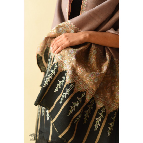 shop Kashmiri Pashmina Shawl with Sozni Jamawar Embroidery