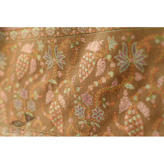 shop Kashmiri Pashmina Shawl with Sozni Jamawar Embroidery