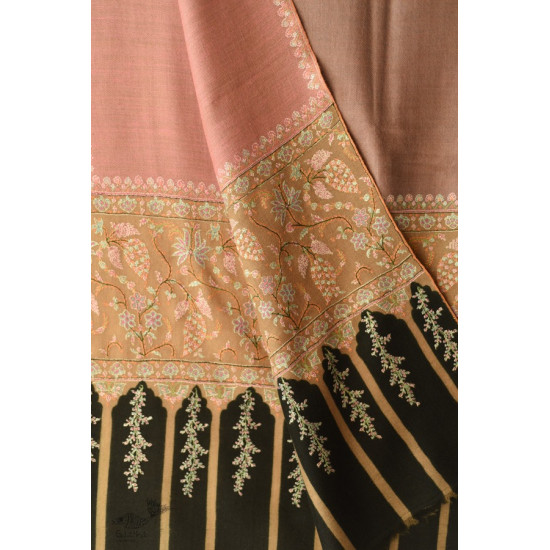 shop Kashmiri Pashmina Shawl with Sozni Jamawar Embroidery