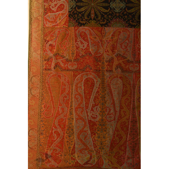 shop Kashmiri Pashmina Long Antique Jamawar shawl