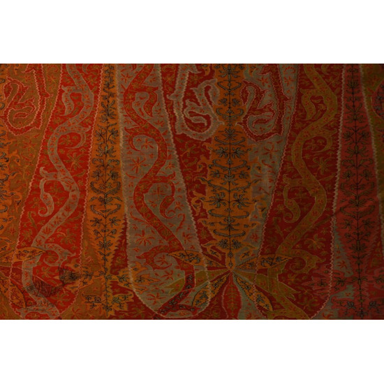 shop Kashmiri Pashmina Long Antique Jamawar shawl