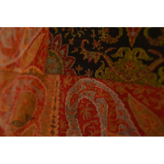 shop Kashmiri Pashmina Long Antique Jamawar shawl