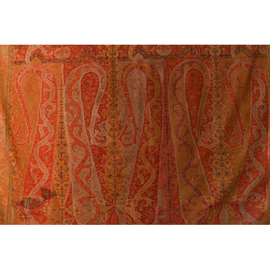 shop Kashmiri Pashmina Long Antique Jamawar shawl