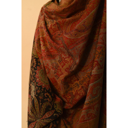 Pasham | Kashmiri Pashmina Kani Handwoven Long Antique Jamawar Shawl