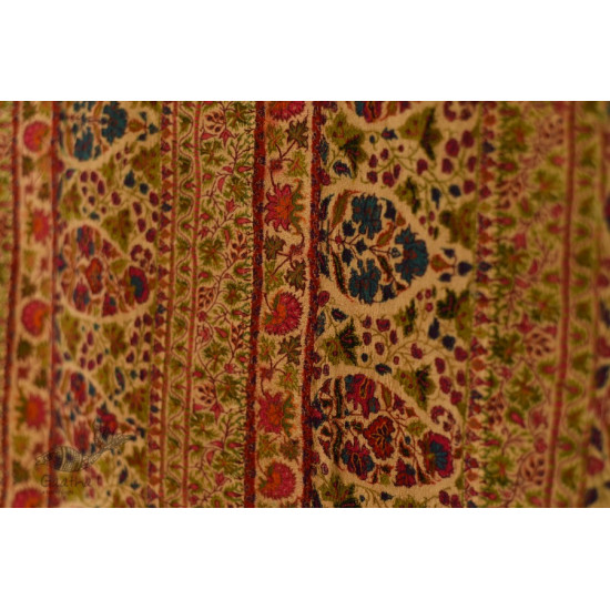 shop Kashmiri Pashmina Long Antique Jamawar shawl