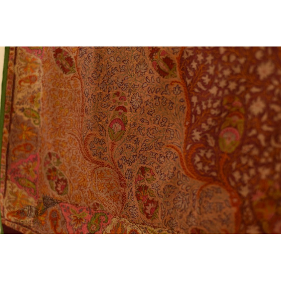 shop Dorukha Jamawar Pashmina Antique Shawl