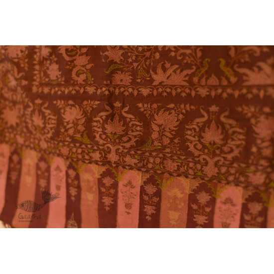 shop Old Antique Dorukha Jamawar Pashmina Shawl