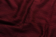 Mashru ✧ Silk+cotton Fabric ( Per meter ) ✧ Maroon Fabric With Mehndi Green Dots