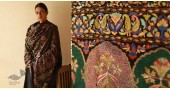 shop Black - Pashmina Shawl with Zari Jamawar Embroidery