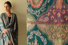 Pasham | Handwoven Pashmina Kashmiri Shawl with Sozni Embroidery (one of a kind)