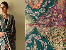 Pasham | Handwoven Pashmina Kashmiri Shawl with Sozni Embroidery (one of a kind)
