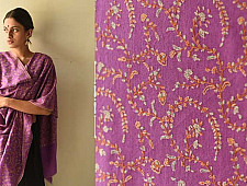 Pasham | Kashmiri Handwoven Pashmina Shawl ~ Sozni Jamawar Embroidery