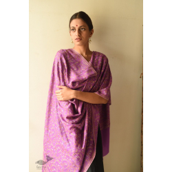 Pasham | Kashmiri Handwoven Pashmina Shawl ~ Sozni Jamawar Embroidery