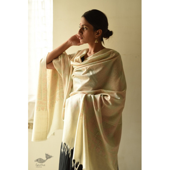 shop Kashmiri Shawl ~ Pure Pashmina & Sozni Jamawar Embroidery