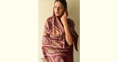 shop Pashmina Shawl - Sozni Jamawar Embroidery - Maroon