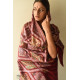 shop Pashmina Shawl - Sozni Jamawar Embroidery - Maroon