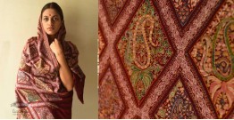 Pasham | Pashmina Shawl - Sozni Jamawar Embroidery - (One of a kind)